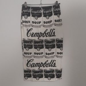 Campbell's Soup printed Midi skirt